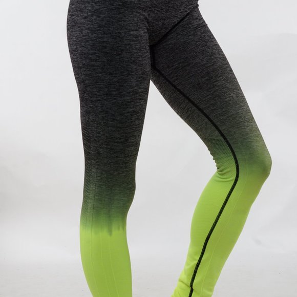 Ombre Yoga leggings seamless mid waistband - Picture 3 of 4